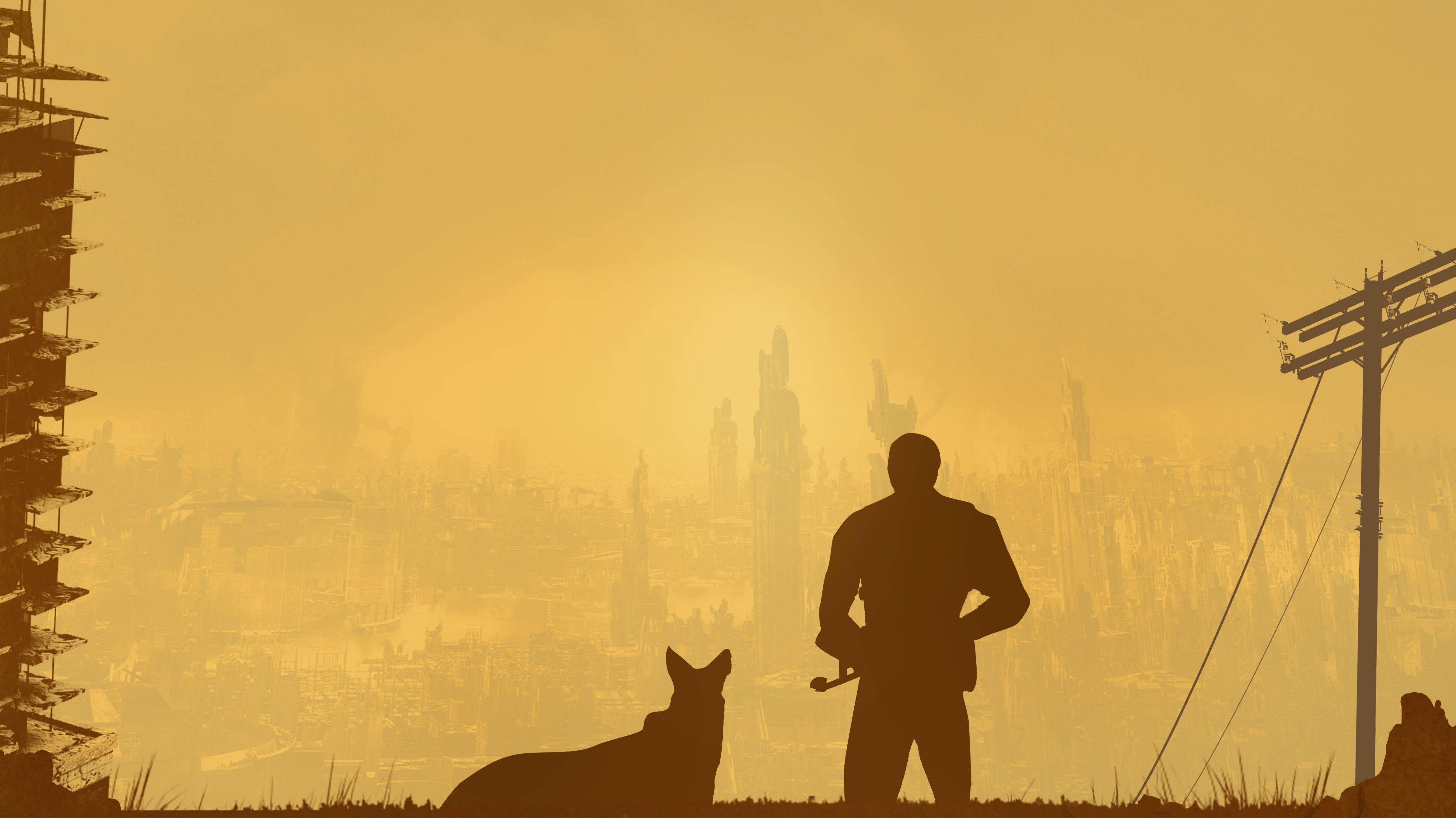 5000x2812 Wallpaper / fallout games, xbox games, ps4 games, pc games, 4k, hd, minimalism, minimalist free download