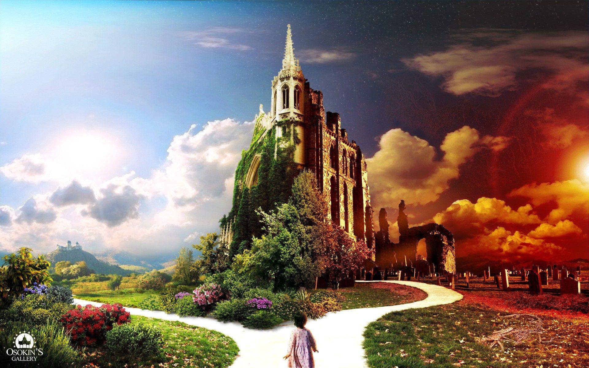 1920x1200 Heaven vs Hell
