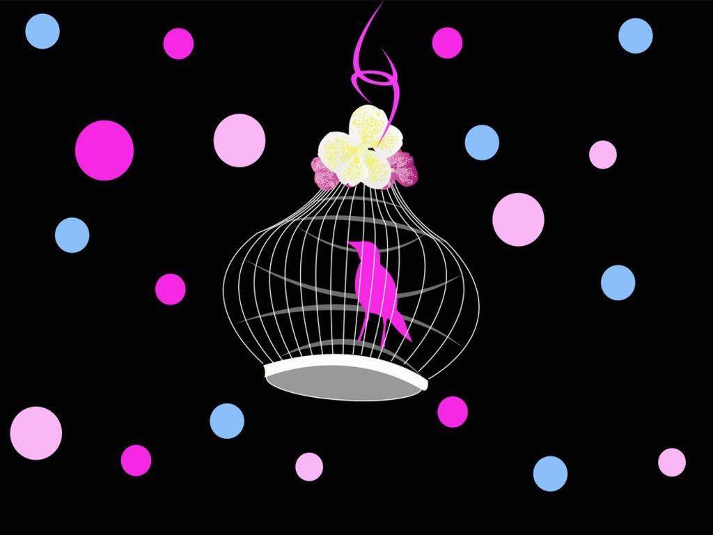 1024x768 Bird Cage Background For PowerPoint PPT Templates