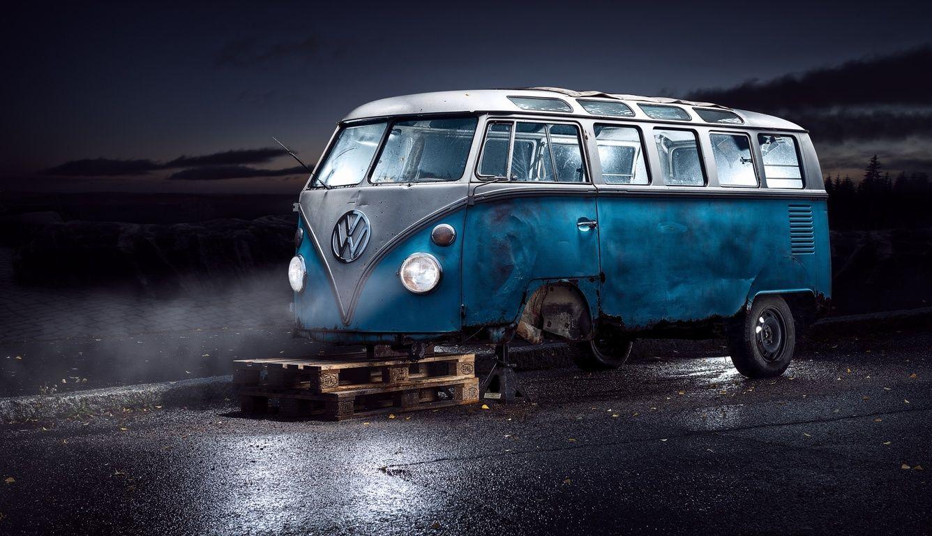 1336x768 Volkswagen Van Tyre Repair In 1336x768 Resolution. Volkswagen, Volkswagen van, Vw van