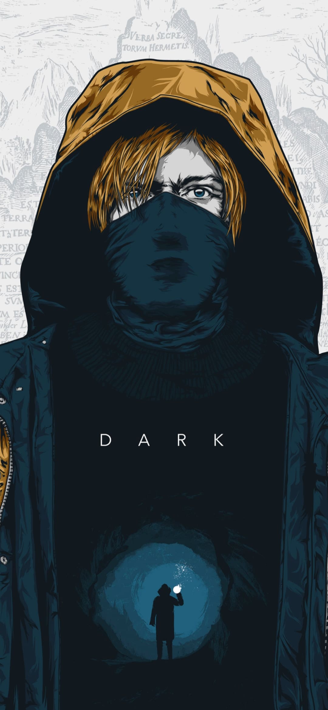 1080x2340 Dark Netflix Wallpaper:k Dark Series Background [ HD ]