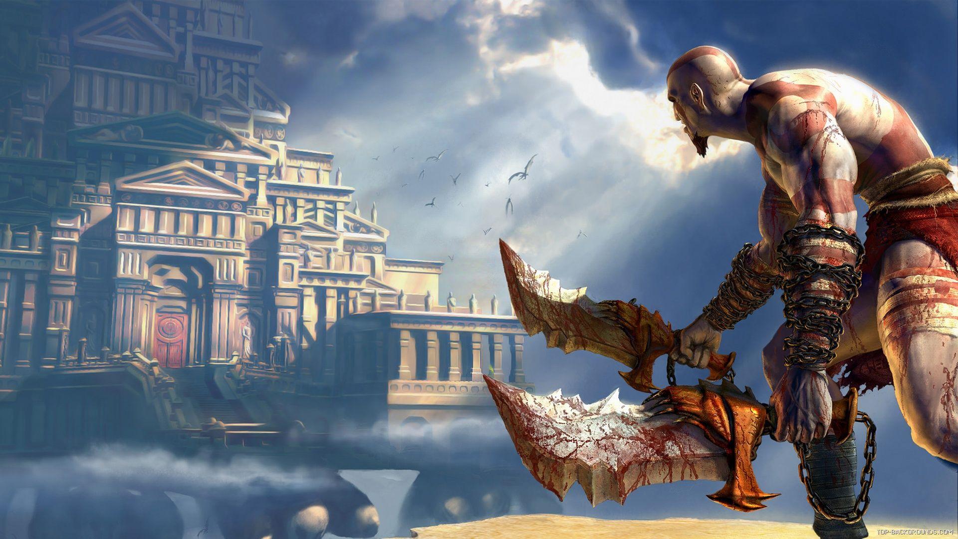1920x1080 Heaven, gates, god of war