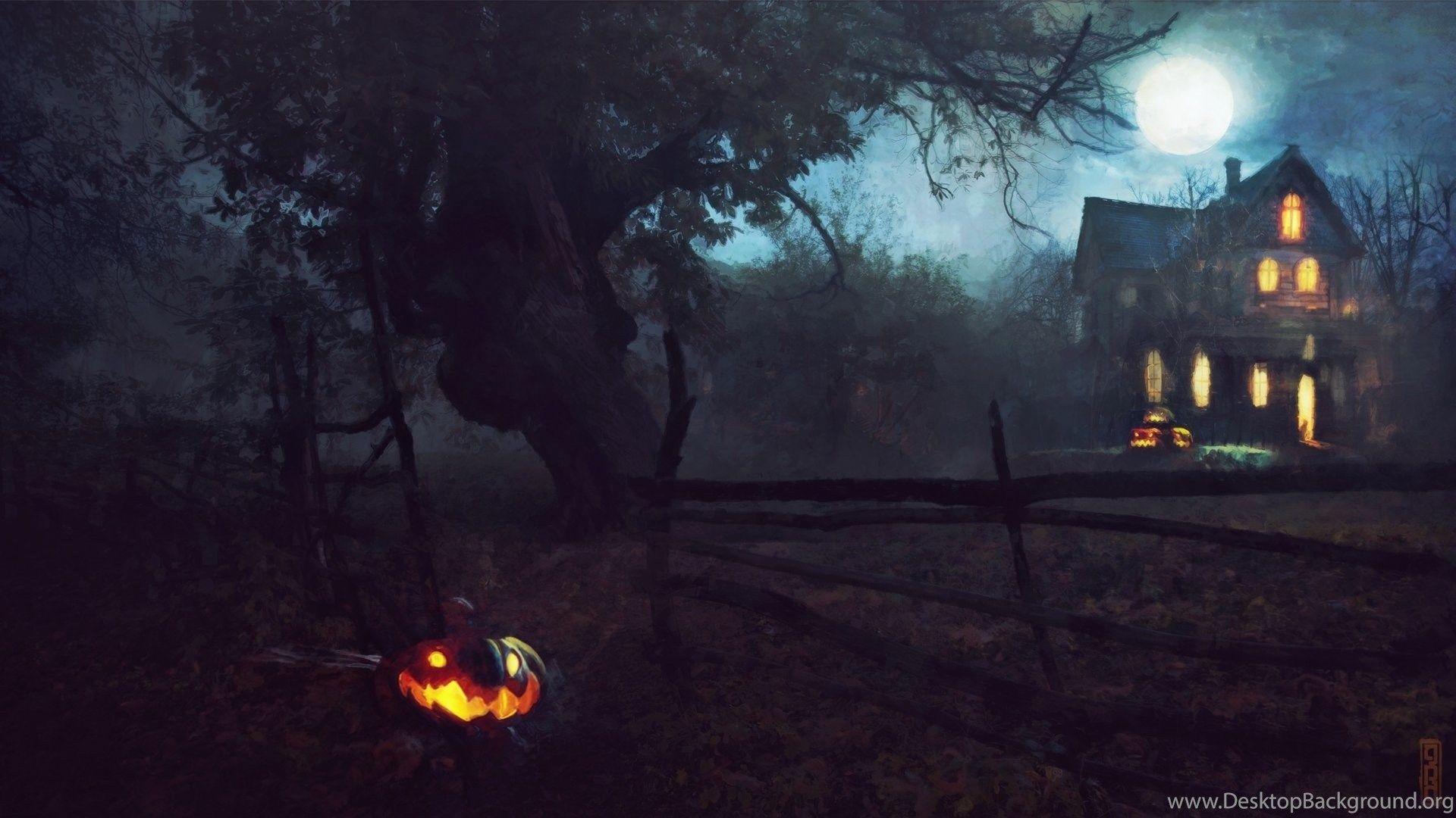 1920x1080 Halloween Wallpaper: DARK Evil Horror Spooky Creepy Scary. Desktop Background
