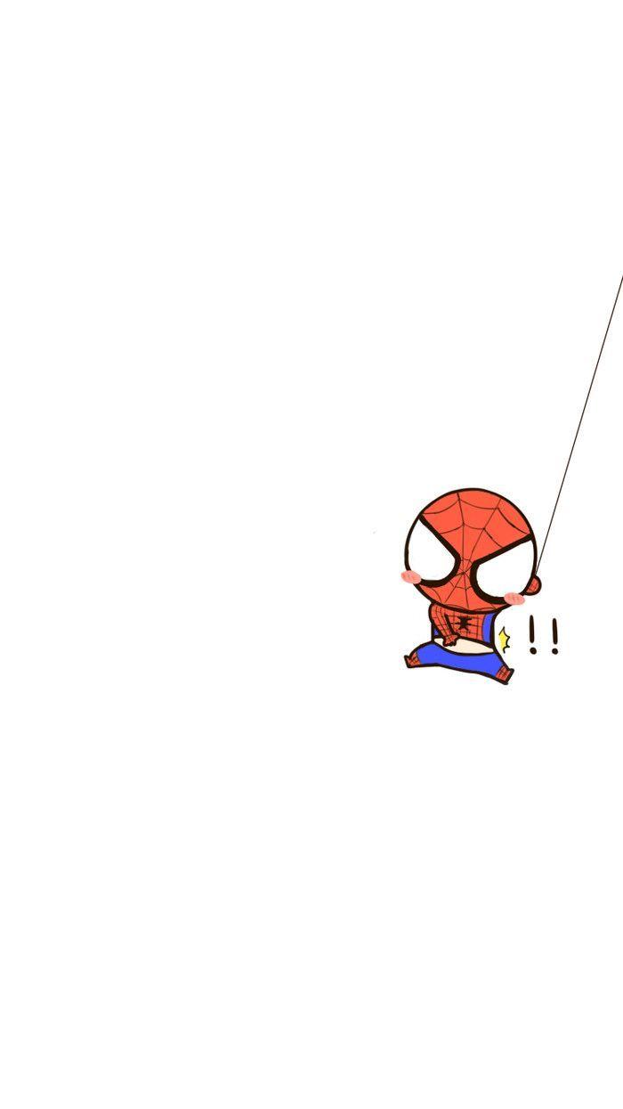 700x1245 意外走光蜘蛛侠！！菊长团字体手机壁纸，来自. Marvel iphone wallpaper, Marvel wallpaper, Cute disney wallpaper