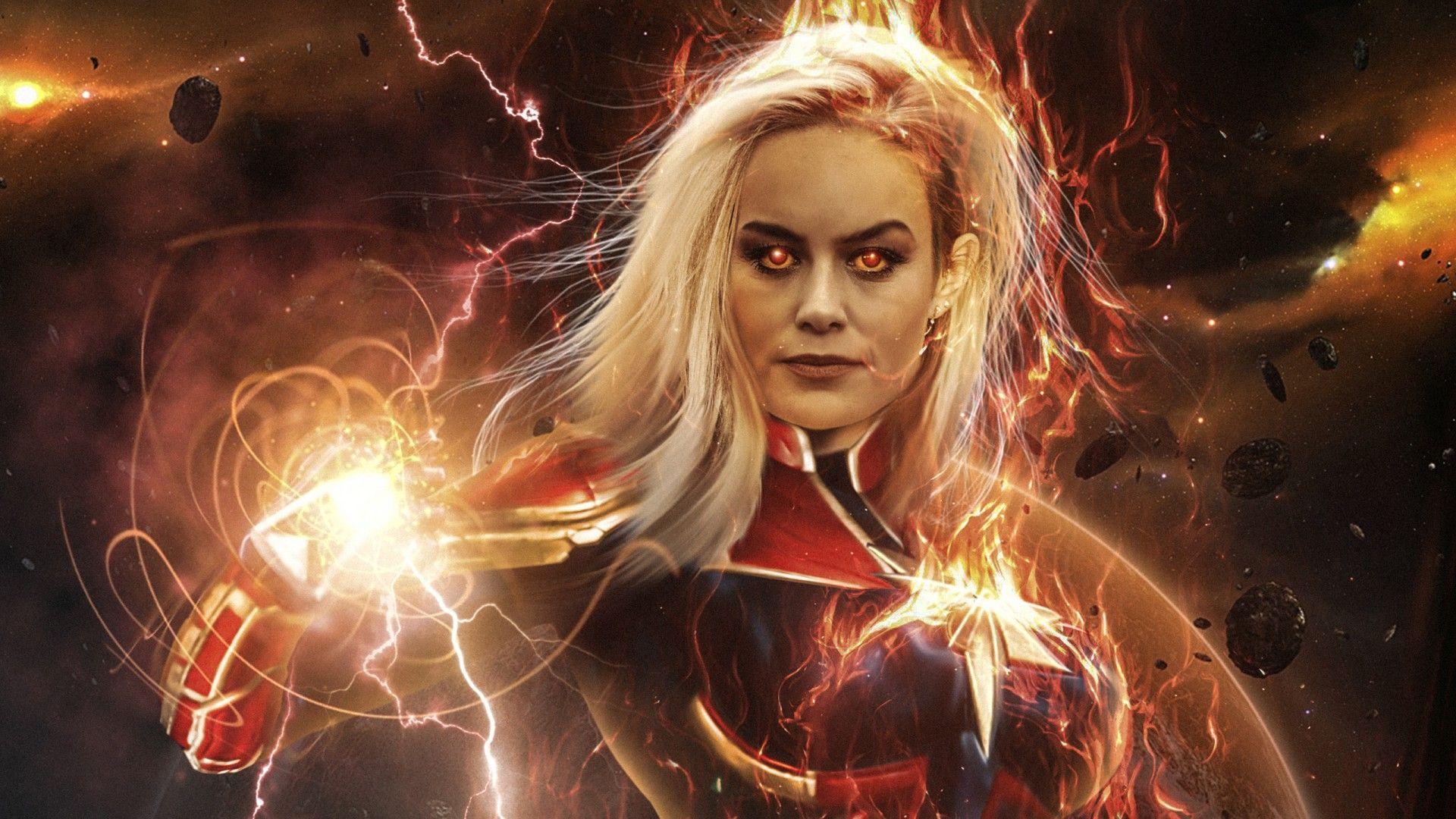 1920x1080 Captain Marvel Fan Art Wallpaper