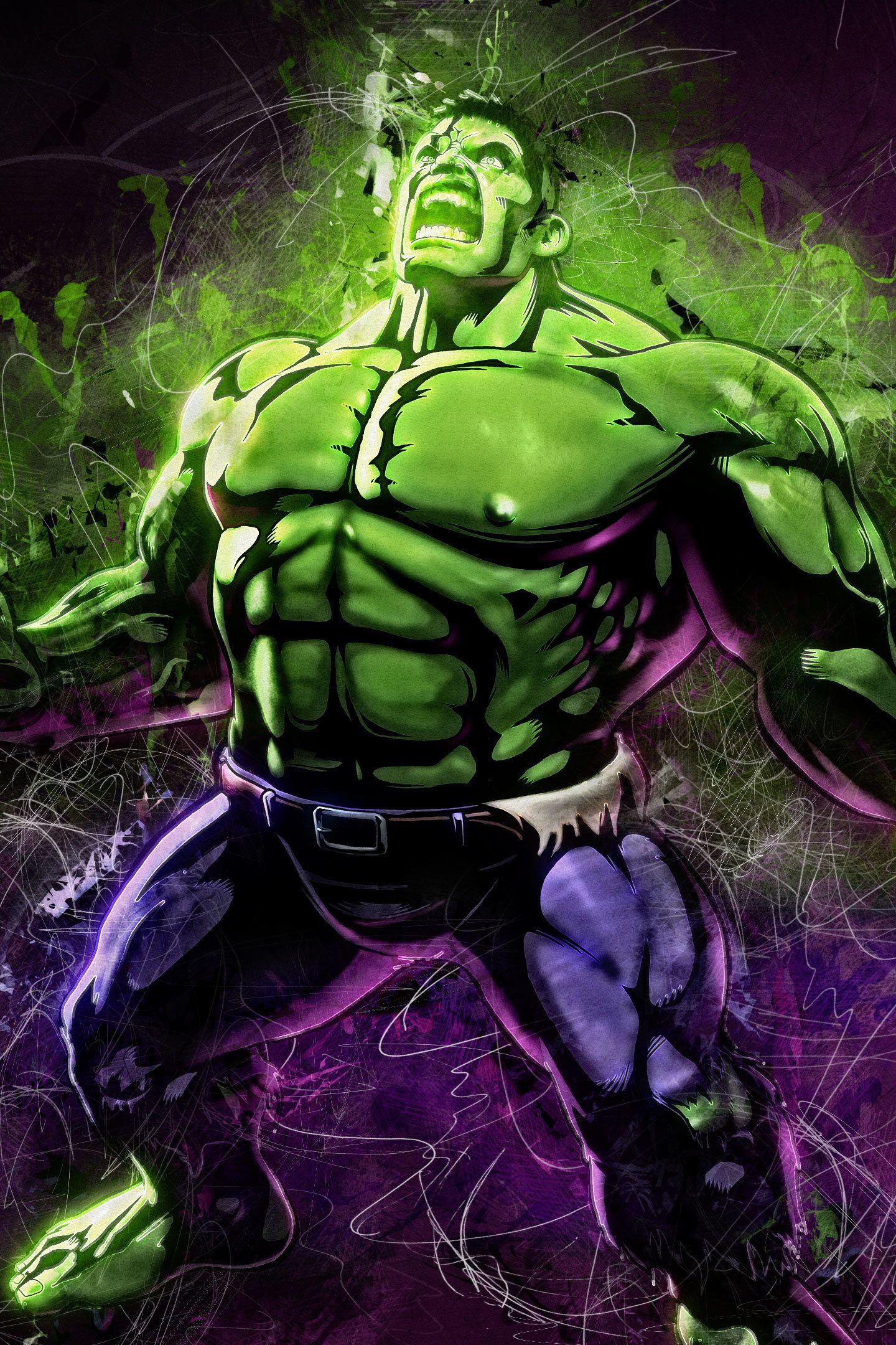 1440x2160 Angry Hulk, Marvel, Superhero, Fan Art, Wallpaper Wallpaper For iPhone