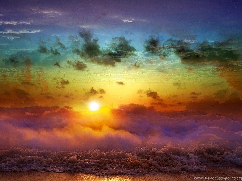 1024x768 Colorful Sky Wallpaper HD Wallpaper Background Of Your Choice Desktop Background