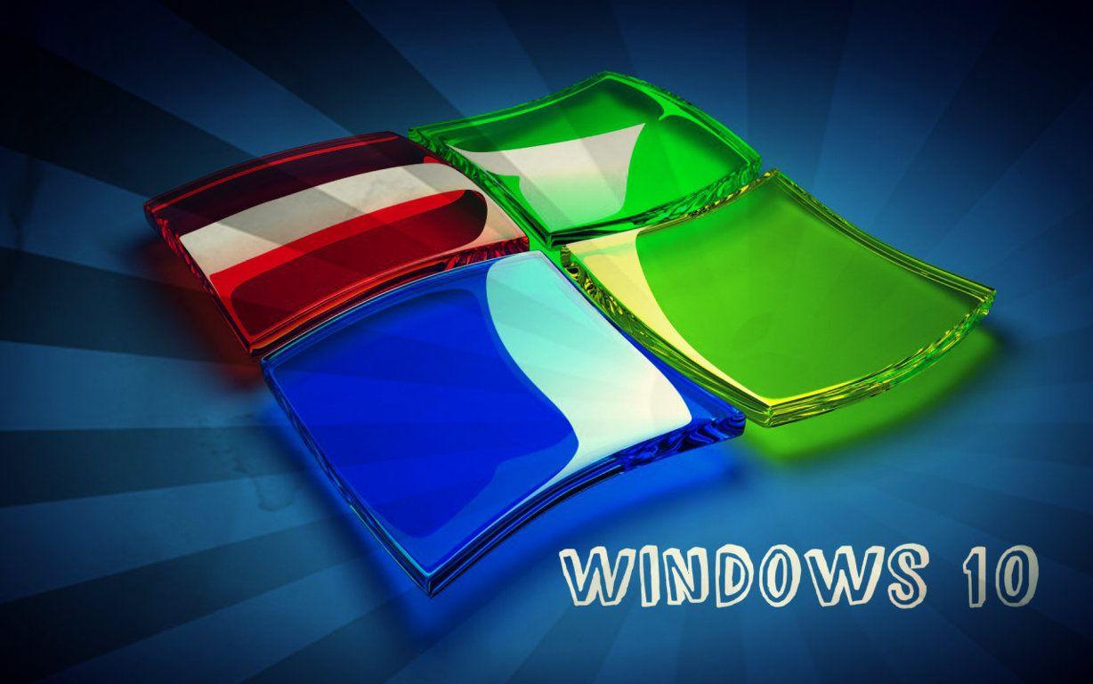 1228x768 Windows 10 Logo HD Wallpaper