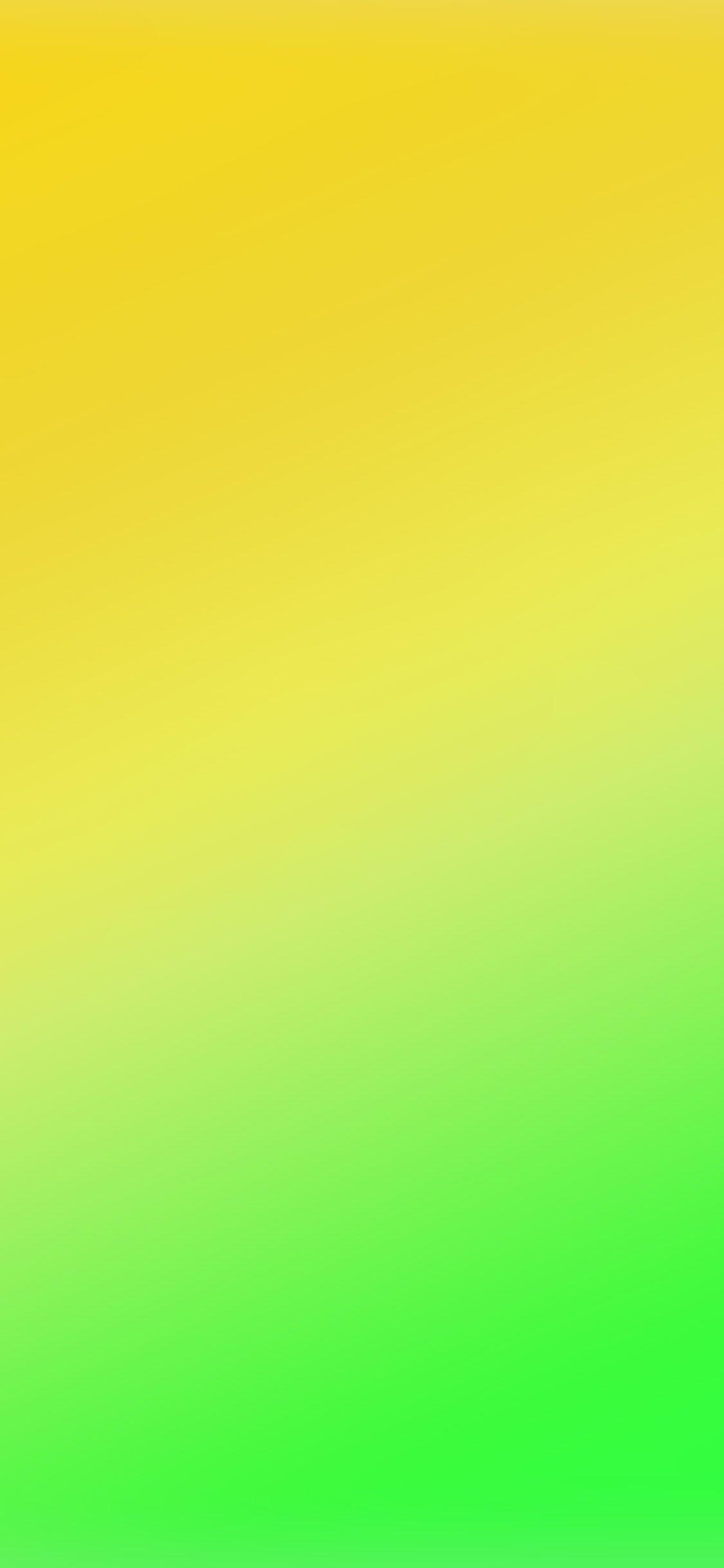 1125x2436 Yellow Green Blur Gradation iPhone X Wallpaper Free Download