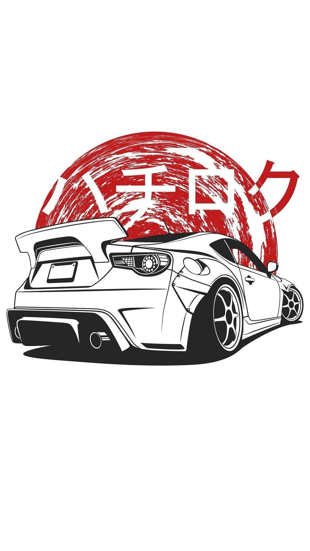 1080x1920 Toyota 86. Toyota Jdm wallpaper, Art cars