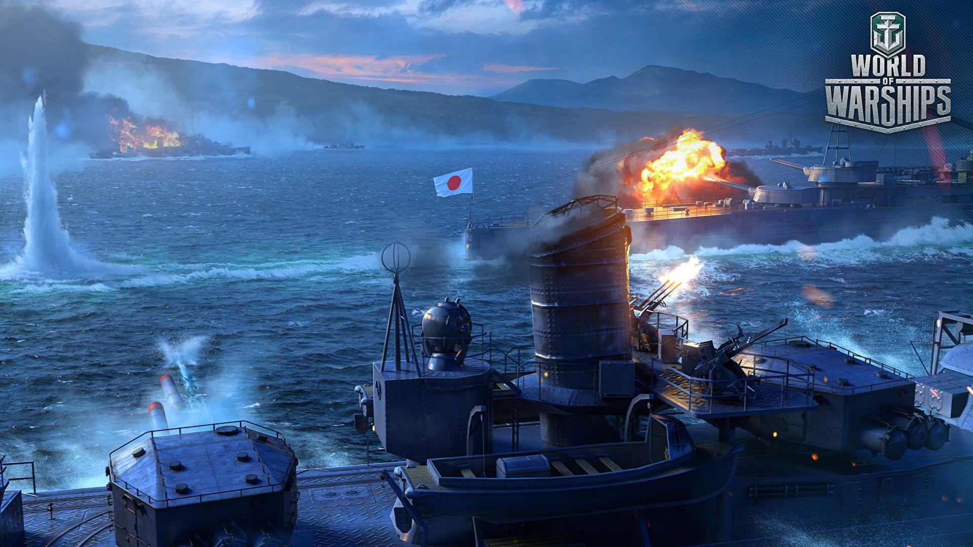 1920x1080 World Of Warship Japanese Games Ships Army 1920x1080
