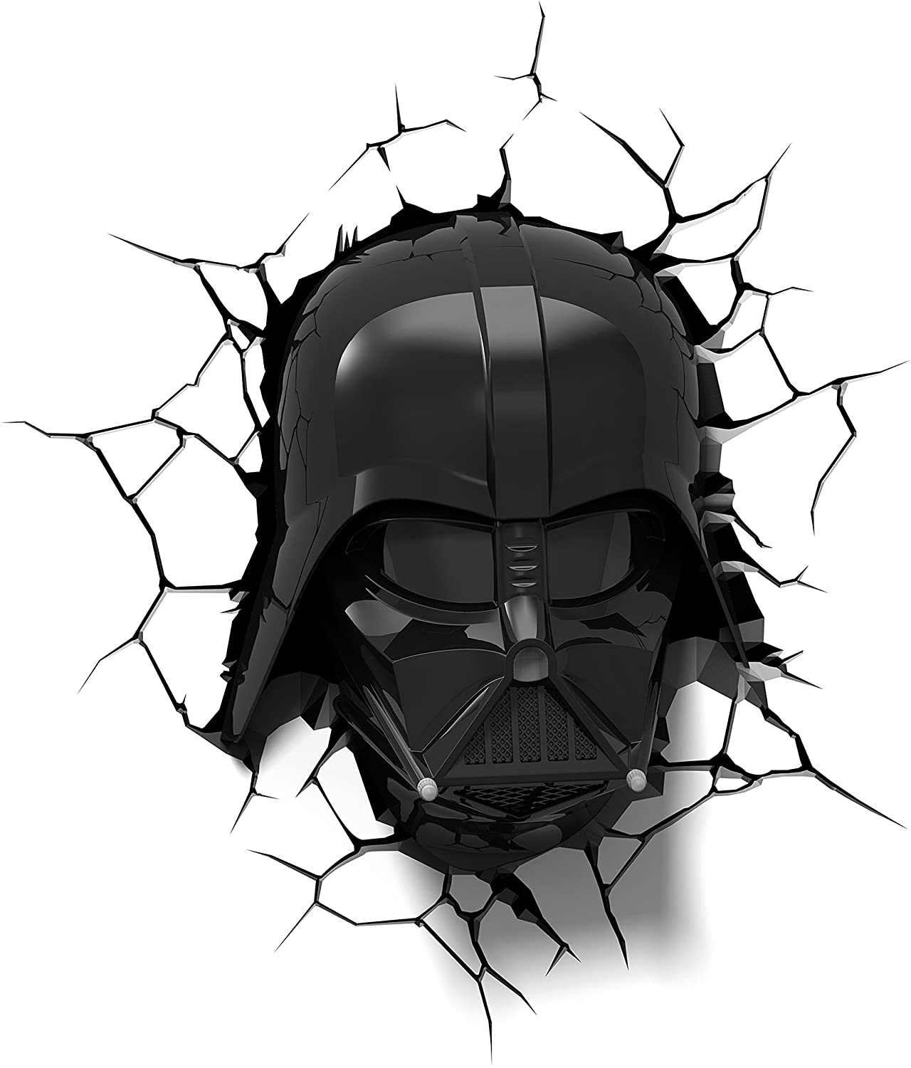 1280x1500 3DLightFX Star Wars Darth Vader Helmet 3D Deco Light: Toys & Games