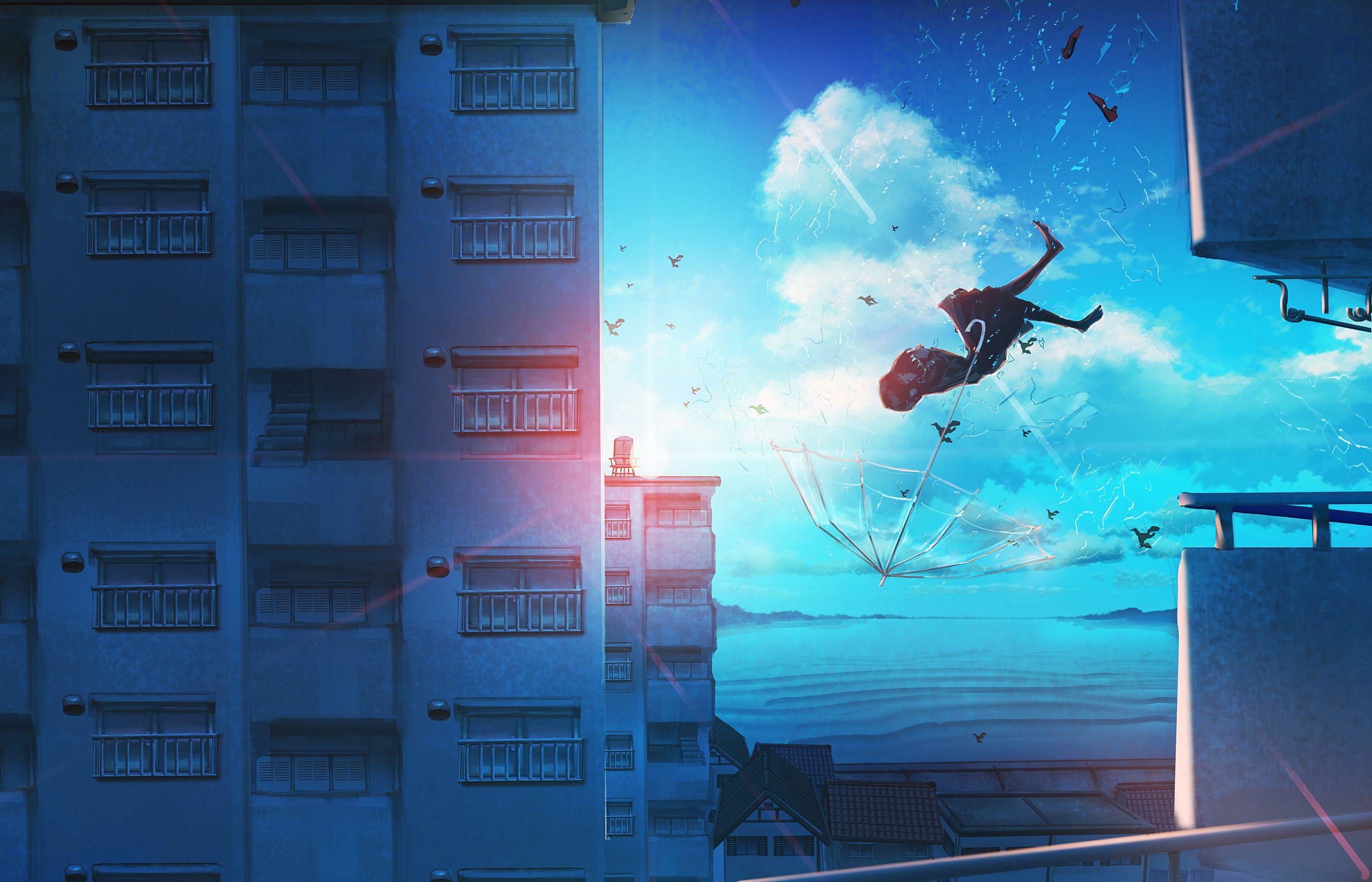 Falling Anime Wallpapers - Bigbeamng Store