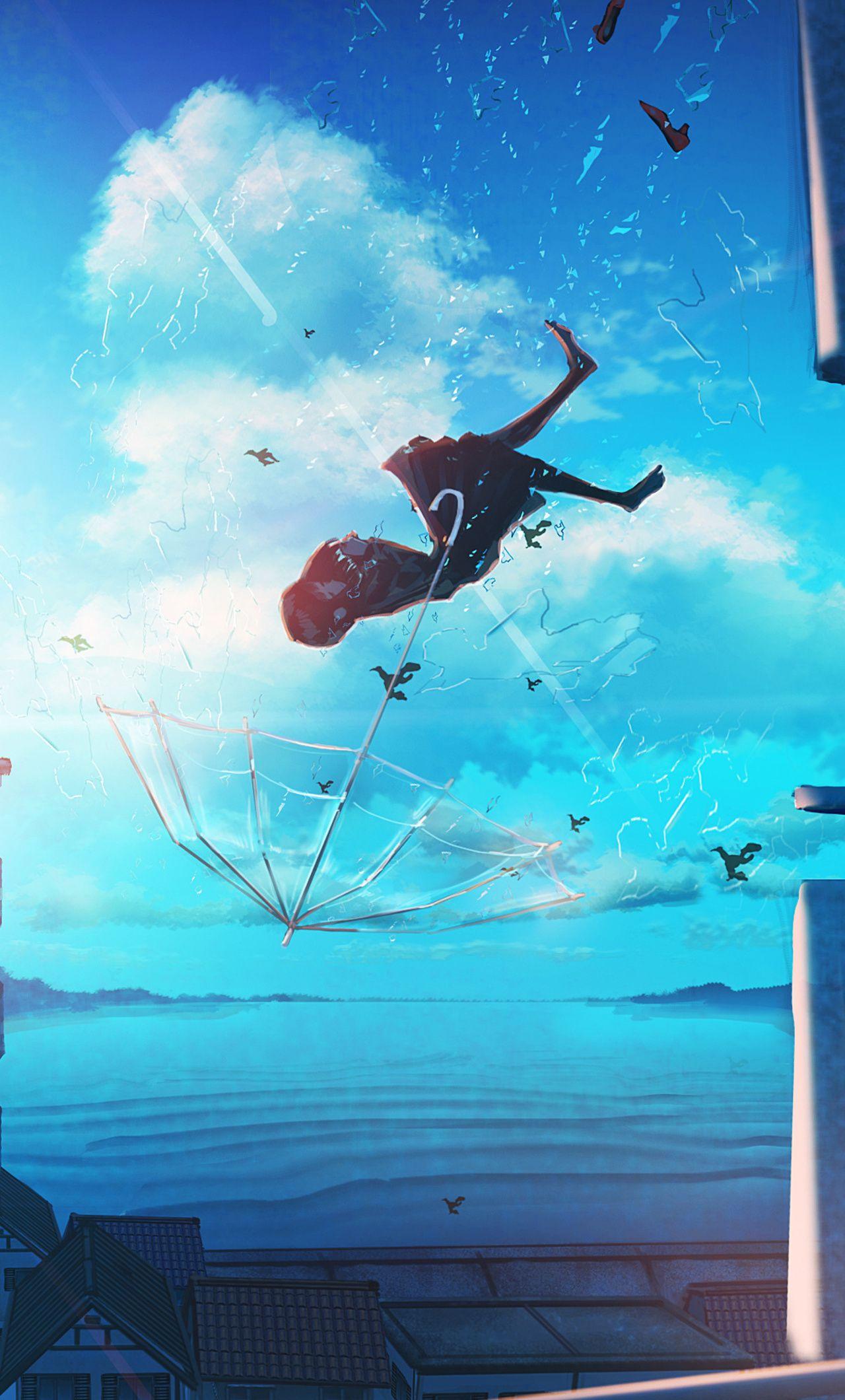 Anime Falling Wallpapers Top Free Anime Falling Backgrounds 