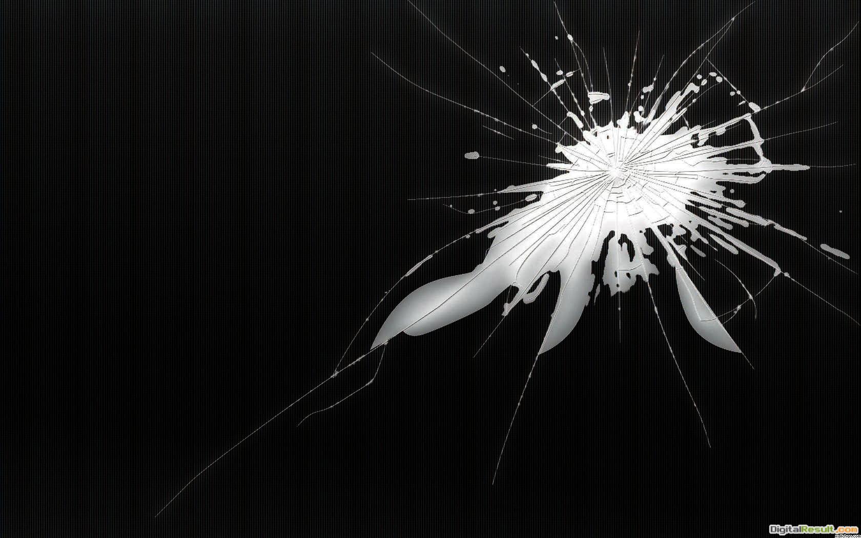 1680x1050 Download Broken Glass Screen Wallpaper. Full HD Wallpaper 1139 - Broken Glass Wallpaper