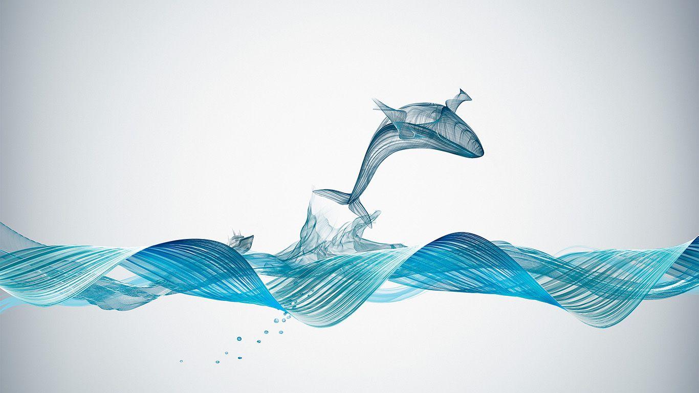 1366x768 wallpaper for desktop, laptop. fishing boat whale wave line art illustration animal