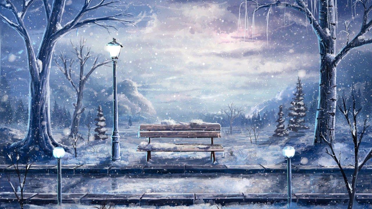 1280x720 Wallpaper Preview [Anime Winter Scenery Wallpaper] for Wallpaper Engine