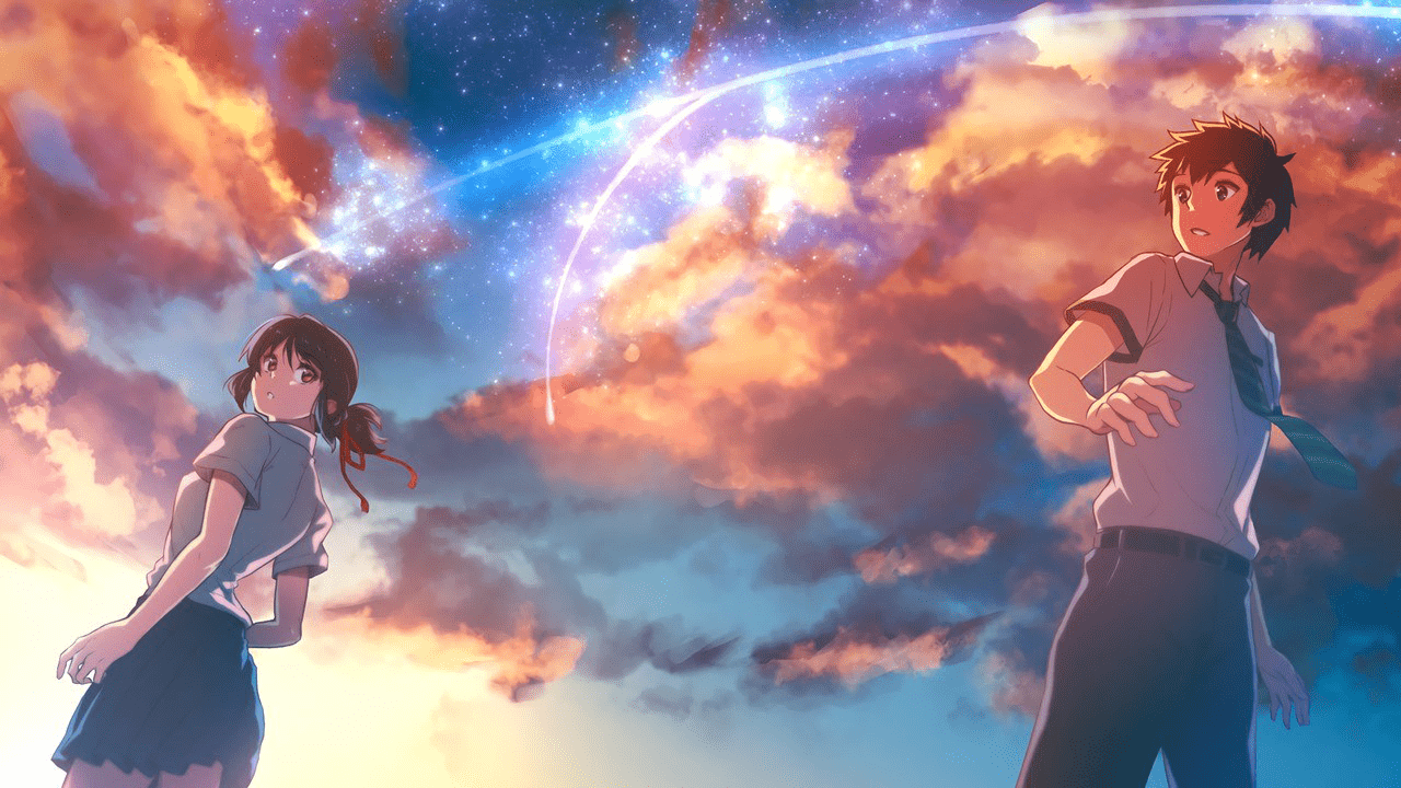 1280x720 Anime. Cool anime background, Kimi no na wa wallpaper, HD anime wallpaper
