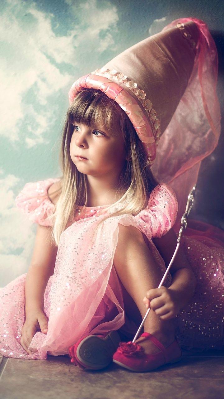 720x1280 Little Girl Fairy Wallpaper