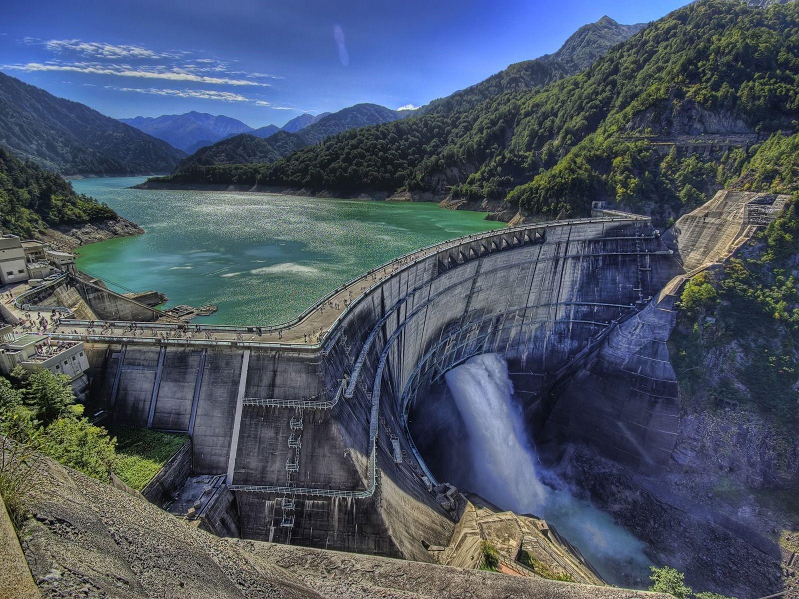 1600x1200 Kurobe Dam Wallpaper Japan World Wallpaper in jpg format for free
