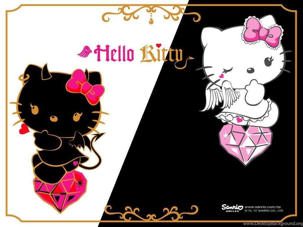 1024x768 Halloween Hello Kitty Wallpaper Desktop Background