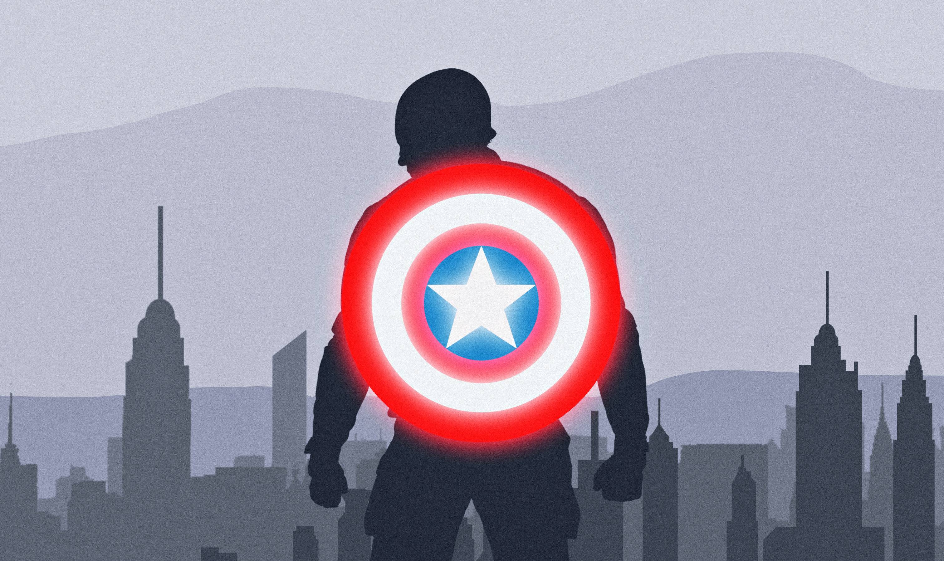 3025x1798 Captain America 3025×1798 Shield Minimal HD