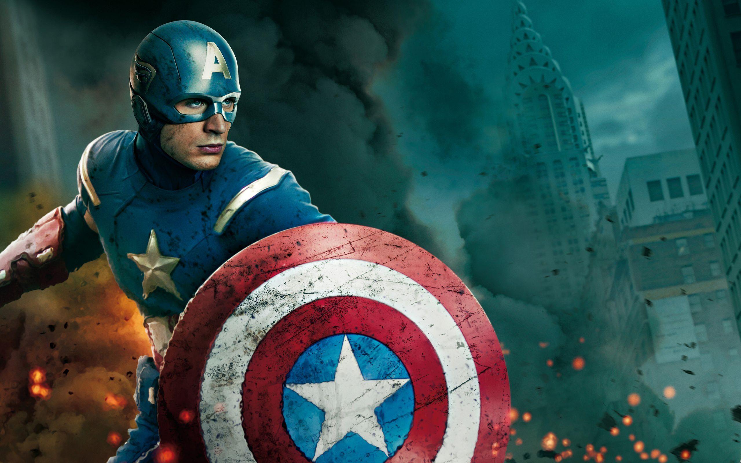 2560x1600 FREE Captain America Wallpaper in PSD