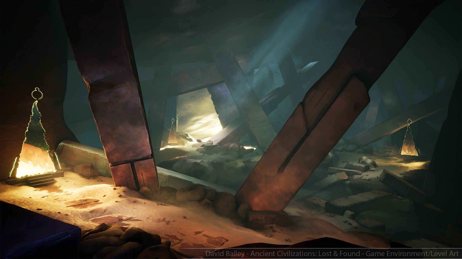 1920x1080 David Bailey's Submission On Ancient Civilizations: Lost & Found Environment Level Art