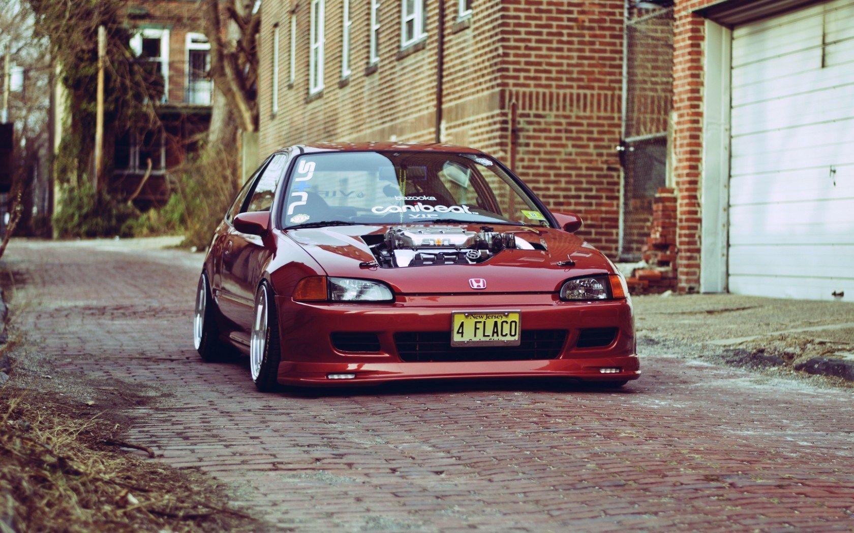 1680x1050 Honda Civic Car Tuning