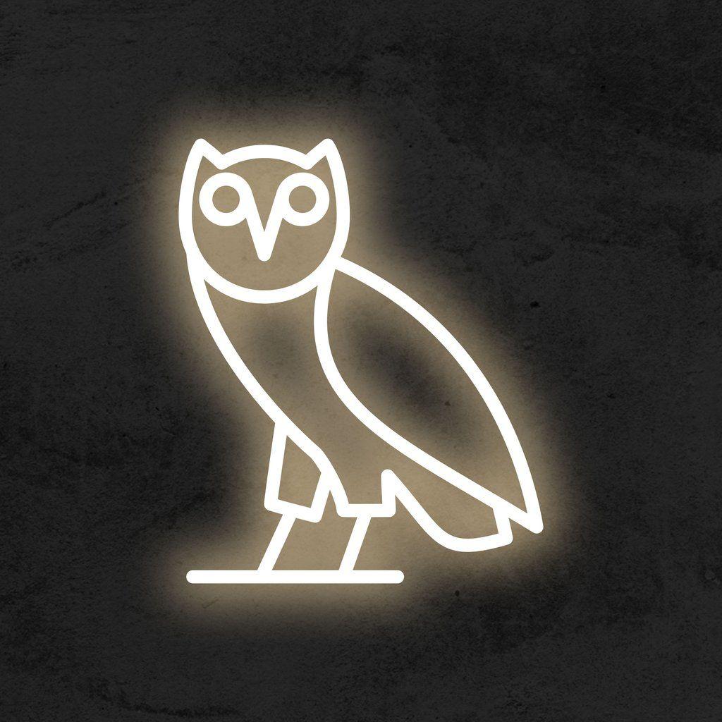 1024x1024 OVO Neon Sign by Drake. Neon signs, Neon wall art, Drake wallpaper