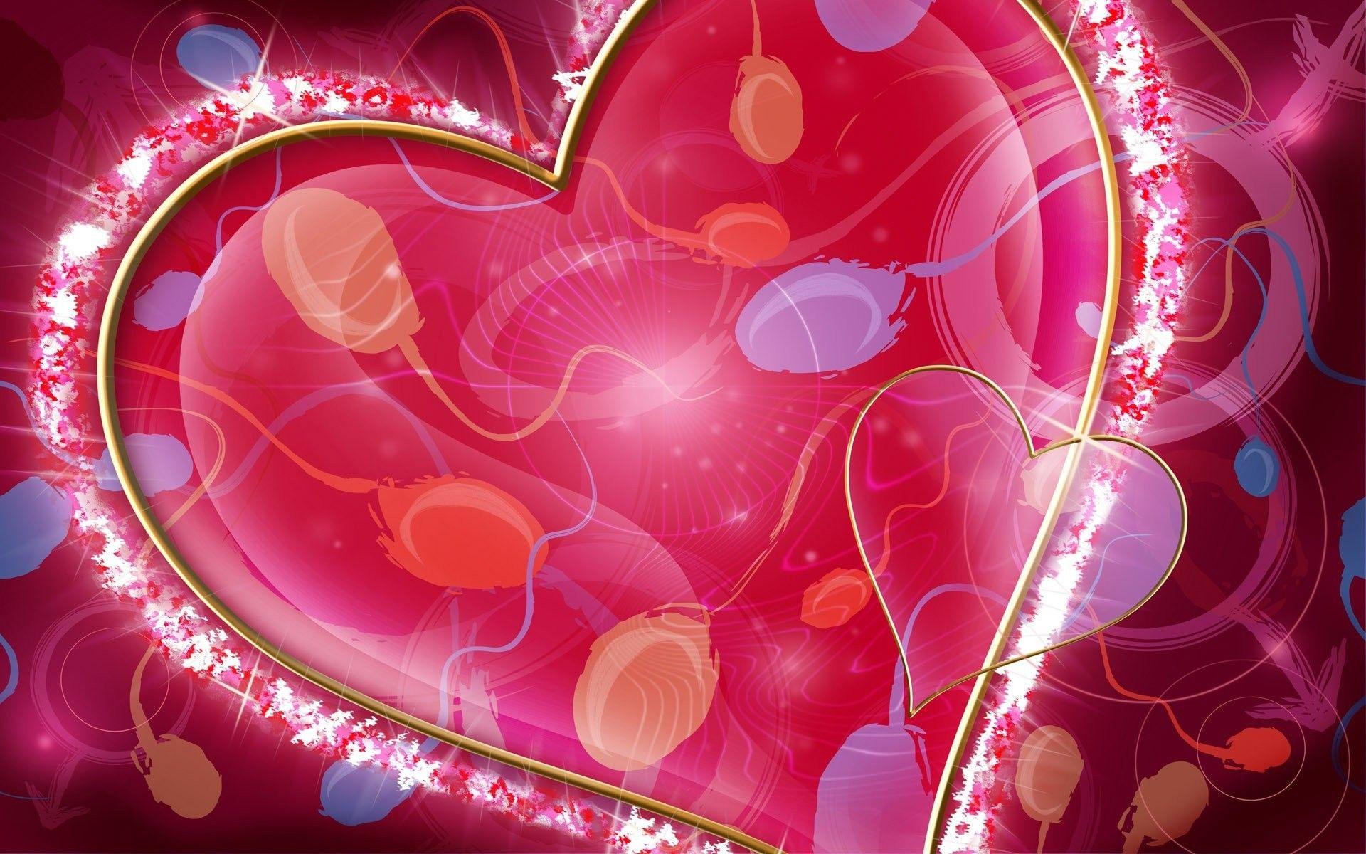 1920x1200 Hearts, Colourful Picture, Windows Desktop Wallpaper, Colors, Abstract Tumblr Wallpaper, Vector Wallpaperfree Image
