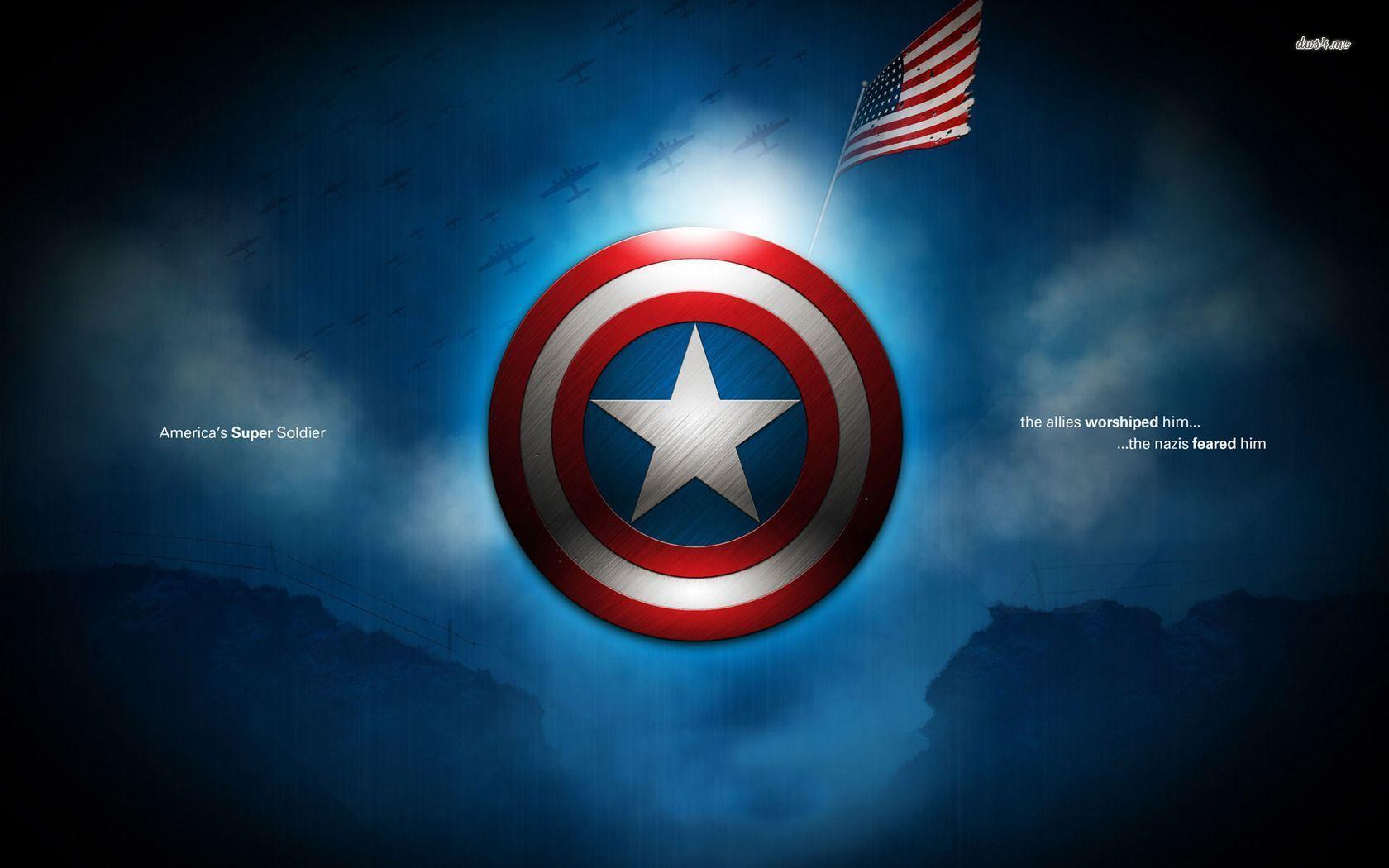 1680x1050 Avengers Logo Wallpaper