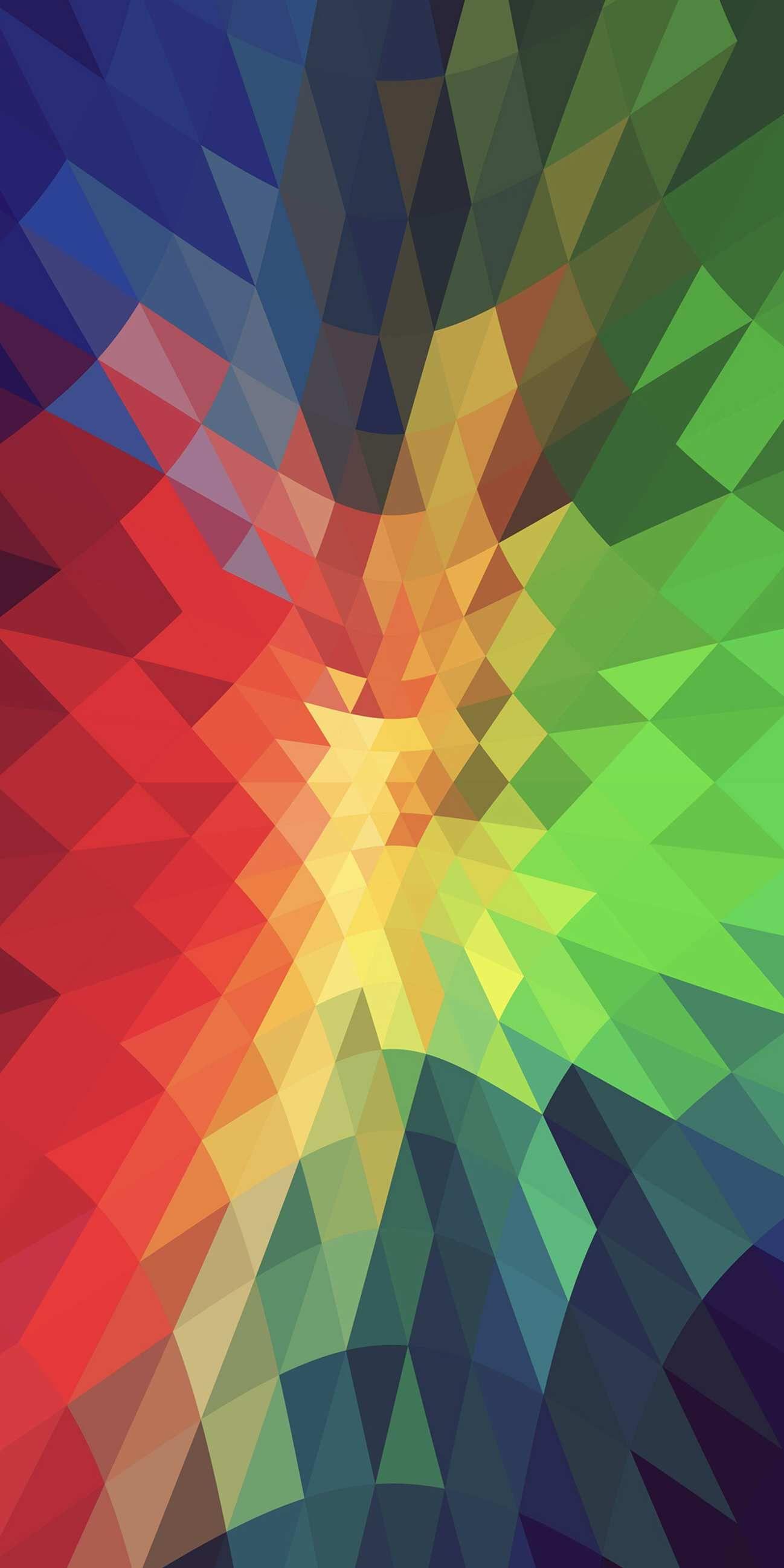 1298x2596 Triangle Colors iPhone Wallpaper. iPhone wallpaper, Wallpaper, Wallpaper