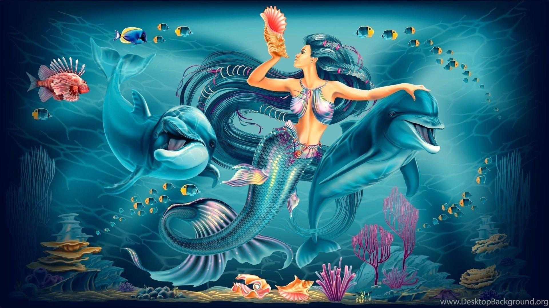 1920x1080 Best Wallpaper Real Mermaid Desktop Background