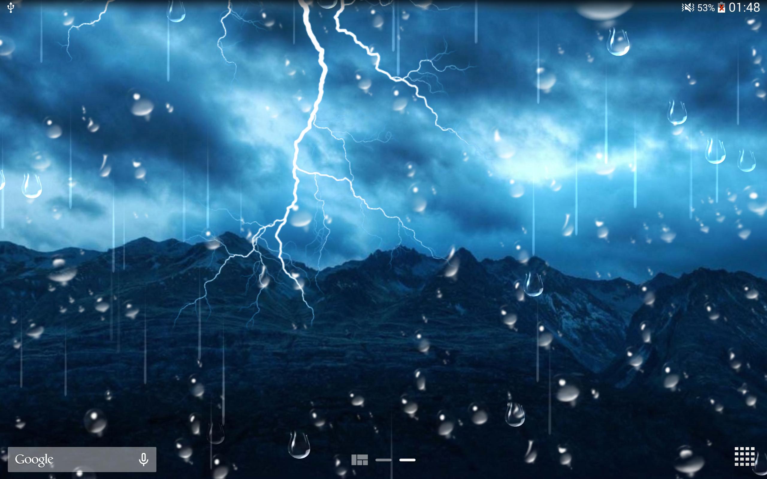 2560x1600 Thunder Storm Live Wallpaper for Android