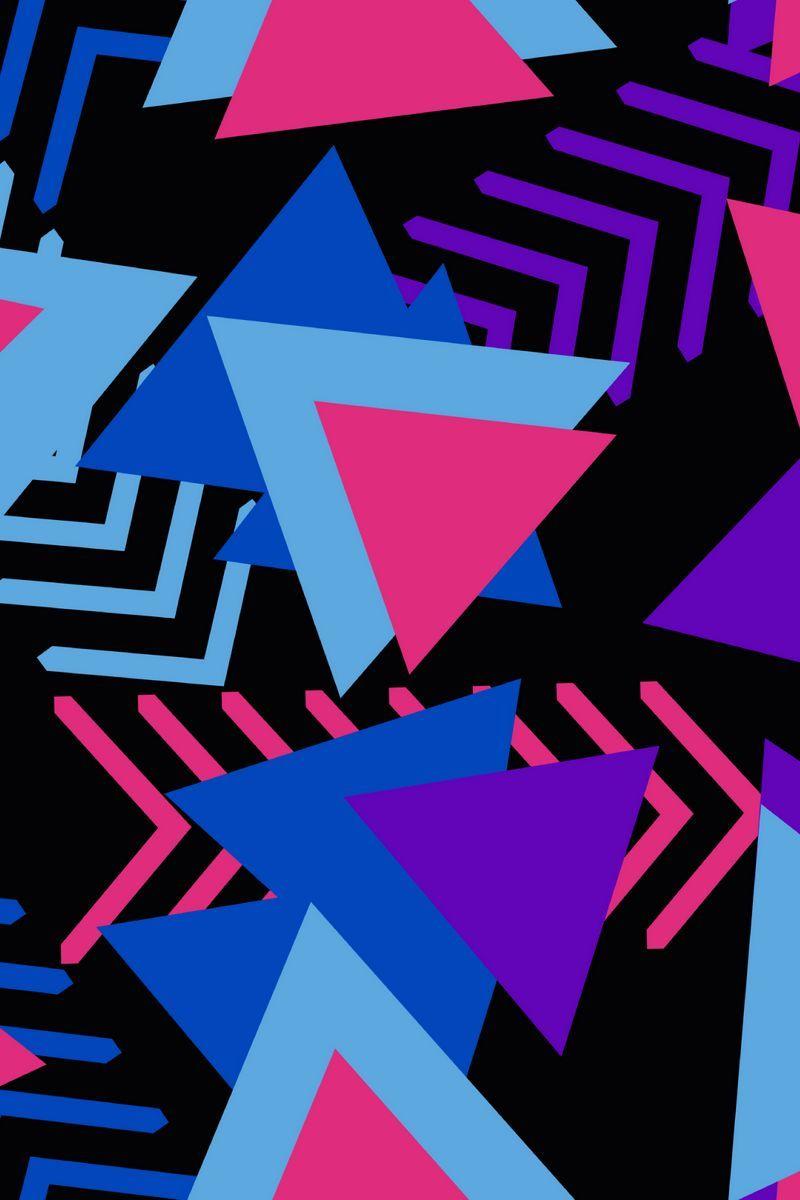 Colorful Triangle iPhone Wallpapers - Top Free Colorful Triangle iPhone ...