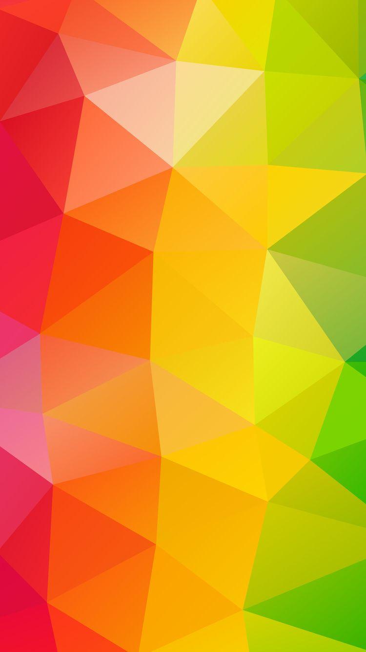 750x1334 Triangles Colorful Background iPhone iPhone 6S, iPhone 7 HD 4k Wallpaper, Image, Background, Photo and Picture