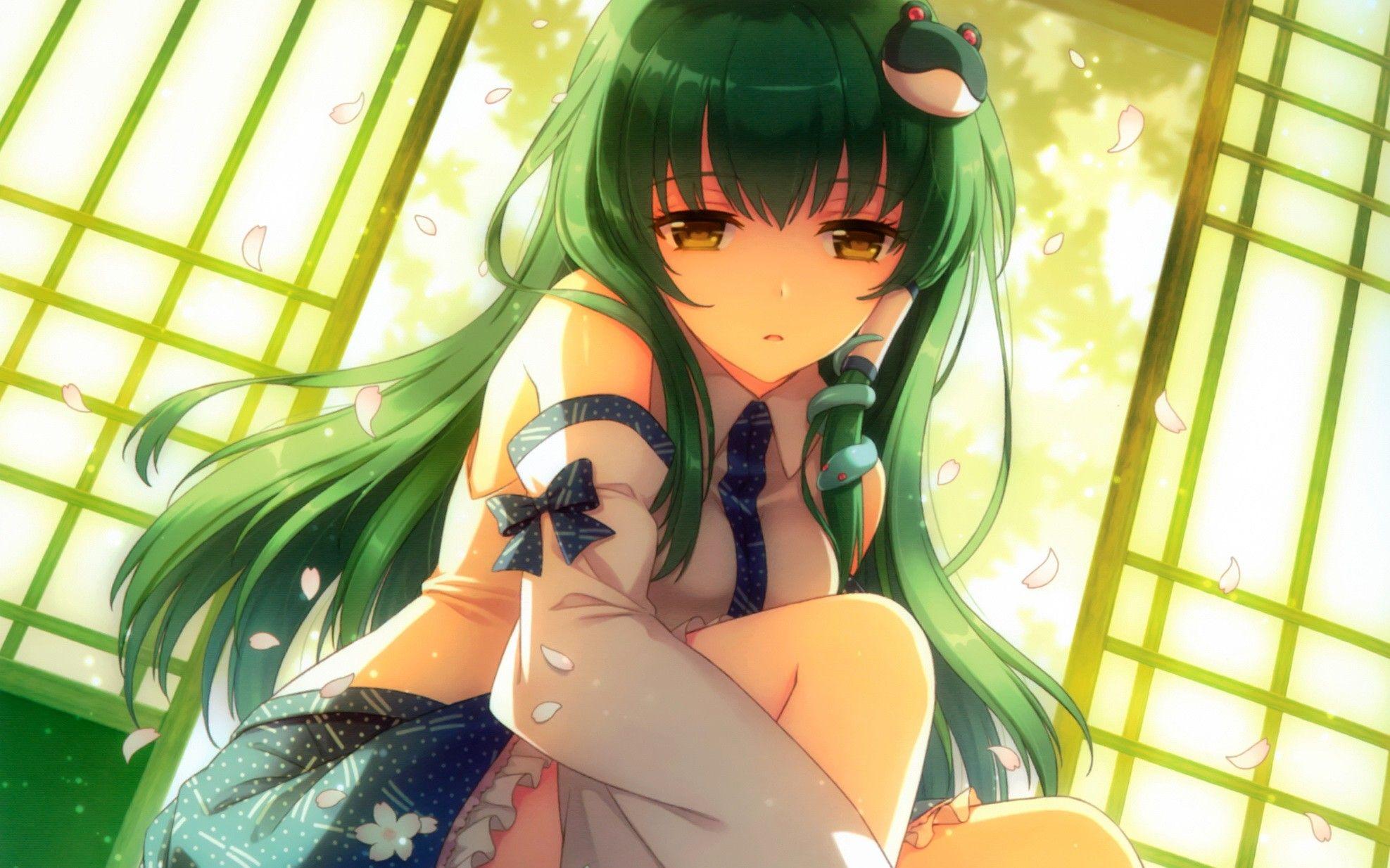 Green Anime Girl Wallpapers Top Free Green Anime Girl Backgrounds Wallpaperaccess 