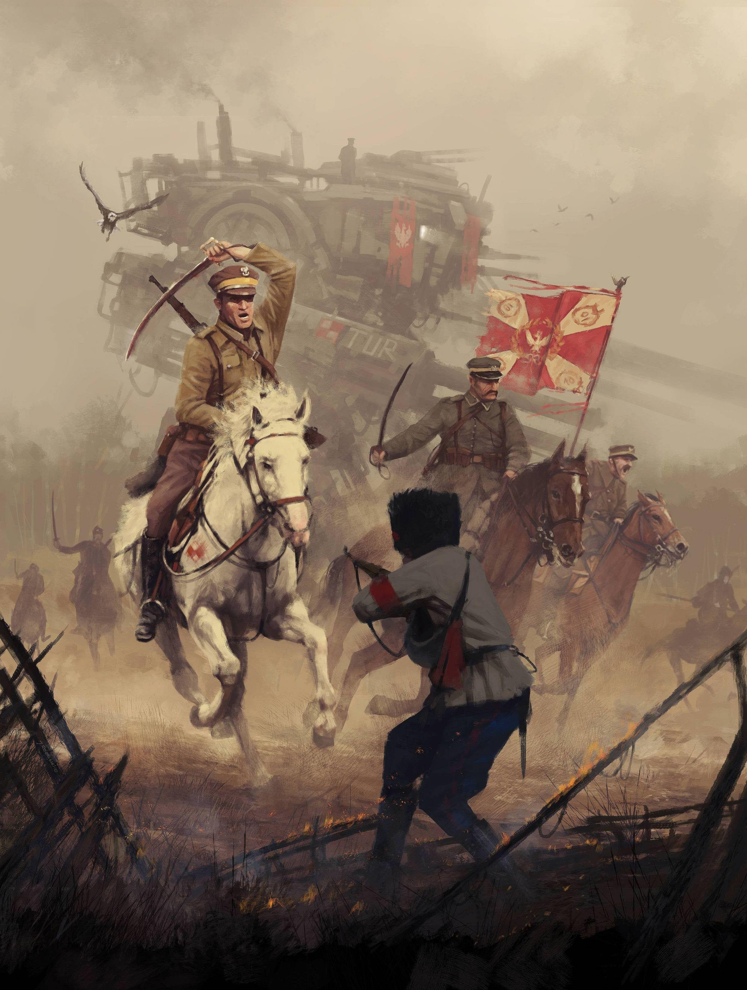 2496x3307 Battle at Warsaw reimagined in Iron Harvest [3120x4134]. iPhone X Wallpaper X Wallpaper HD