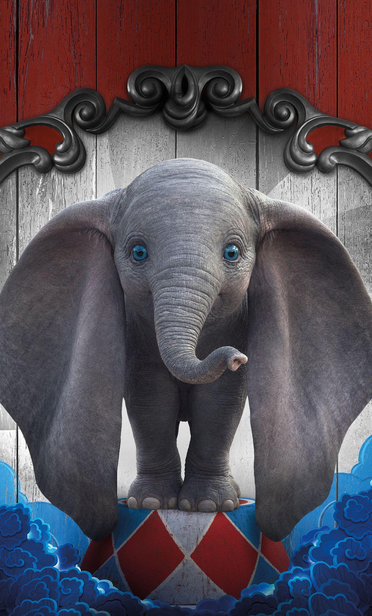 1280x2120 Download Dumbo, baby elephant, cute, 2019 movie wallpaper, 1280x iPhone 6 Plus