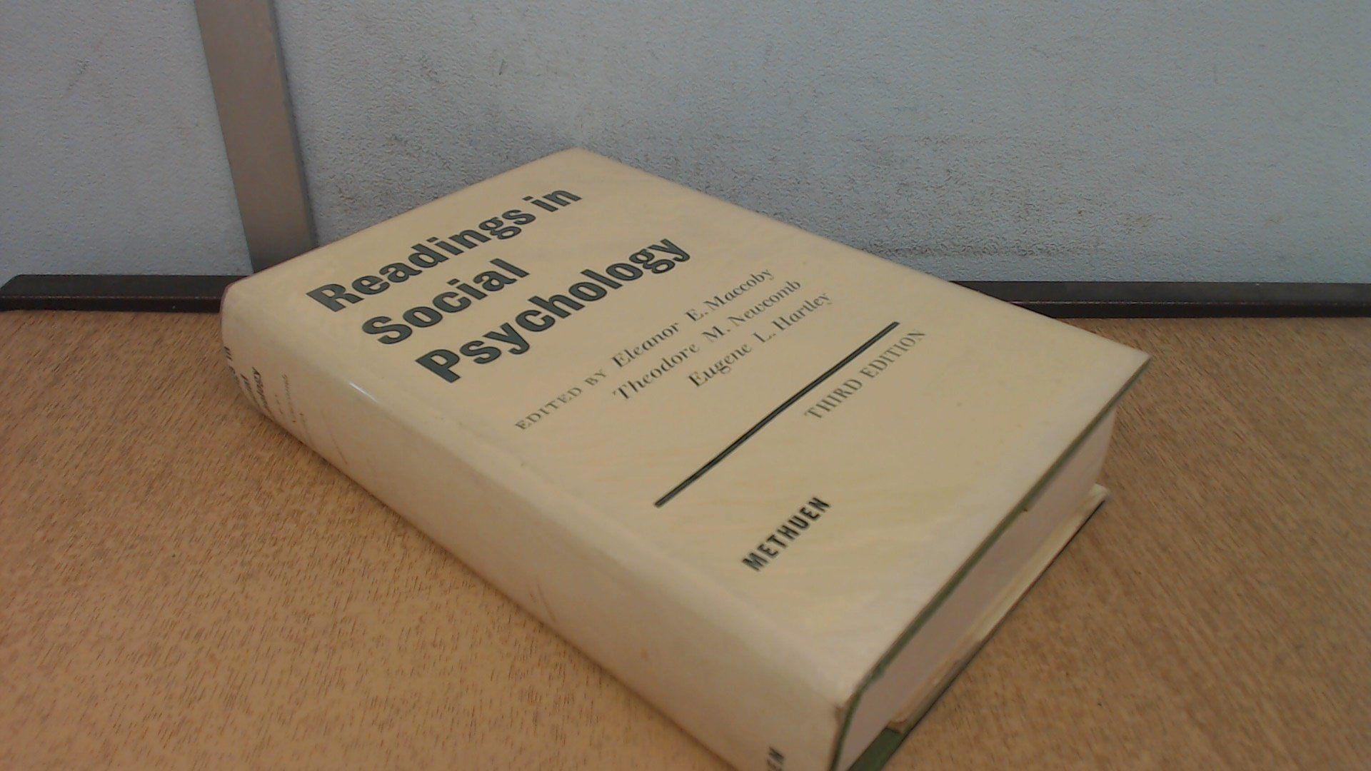 1920x1080 Readings in Social Psychology: Maccoby, Eleanor E.: 9780416617702: Books