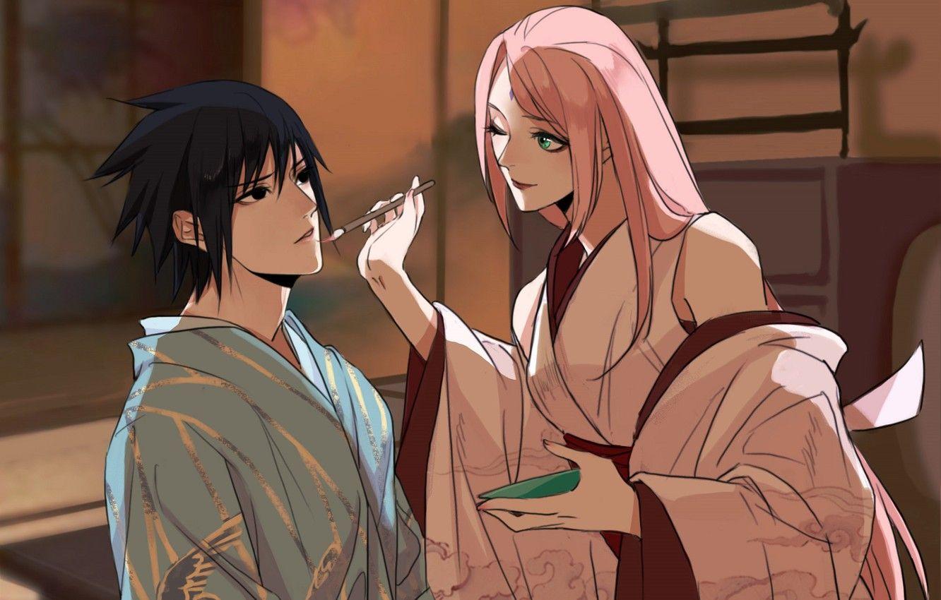 1332x850 Wallpaper Naruto, Naruto, Sasuke Uchiha, Sakura Haruno image for desktop, section сёнэн