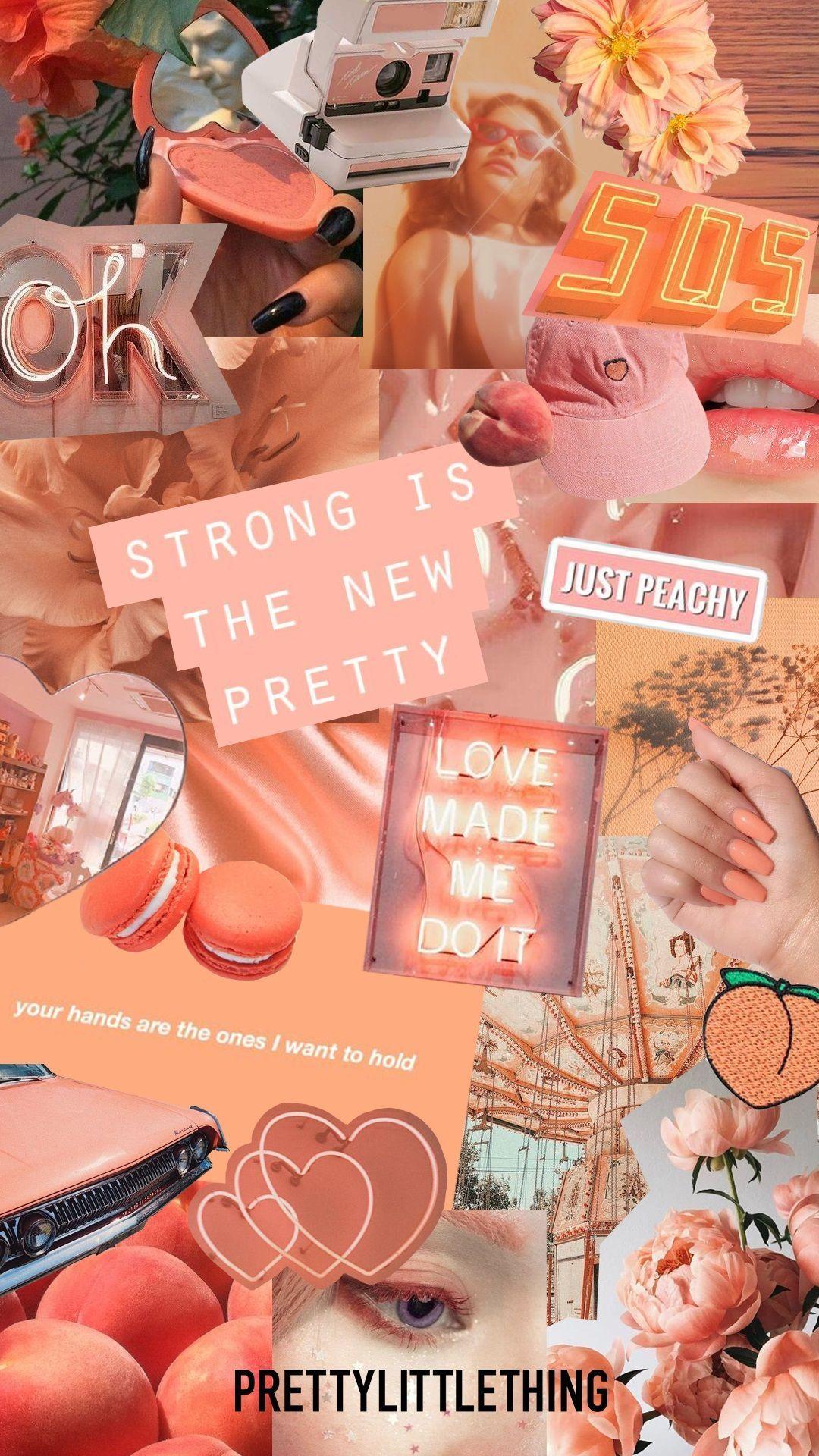 1080x1920 ❤ aesthetic wallpaper iphone. iPhone wallpaper tumblr aesthetic, Peach wallpaper, Aesthetic iphone wallpaper
