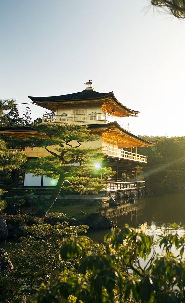744x1216 Kinkakuji Kyoto, Japan wallpaper - Travel & Places