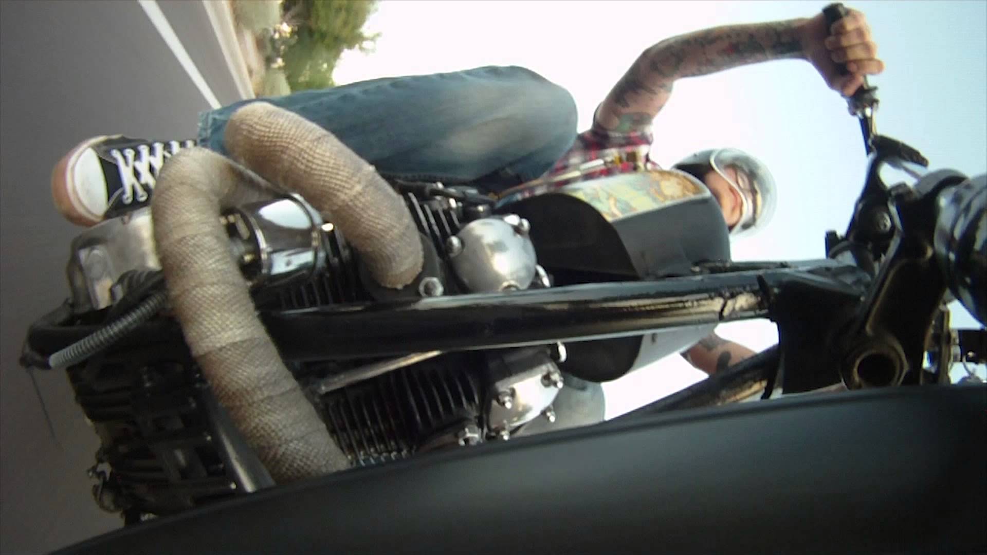 1920x1080 Custom XS650 bobber chopper old school vintage customized hard tail