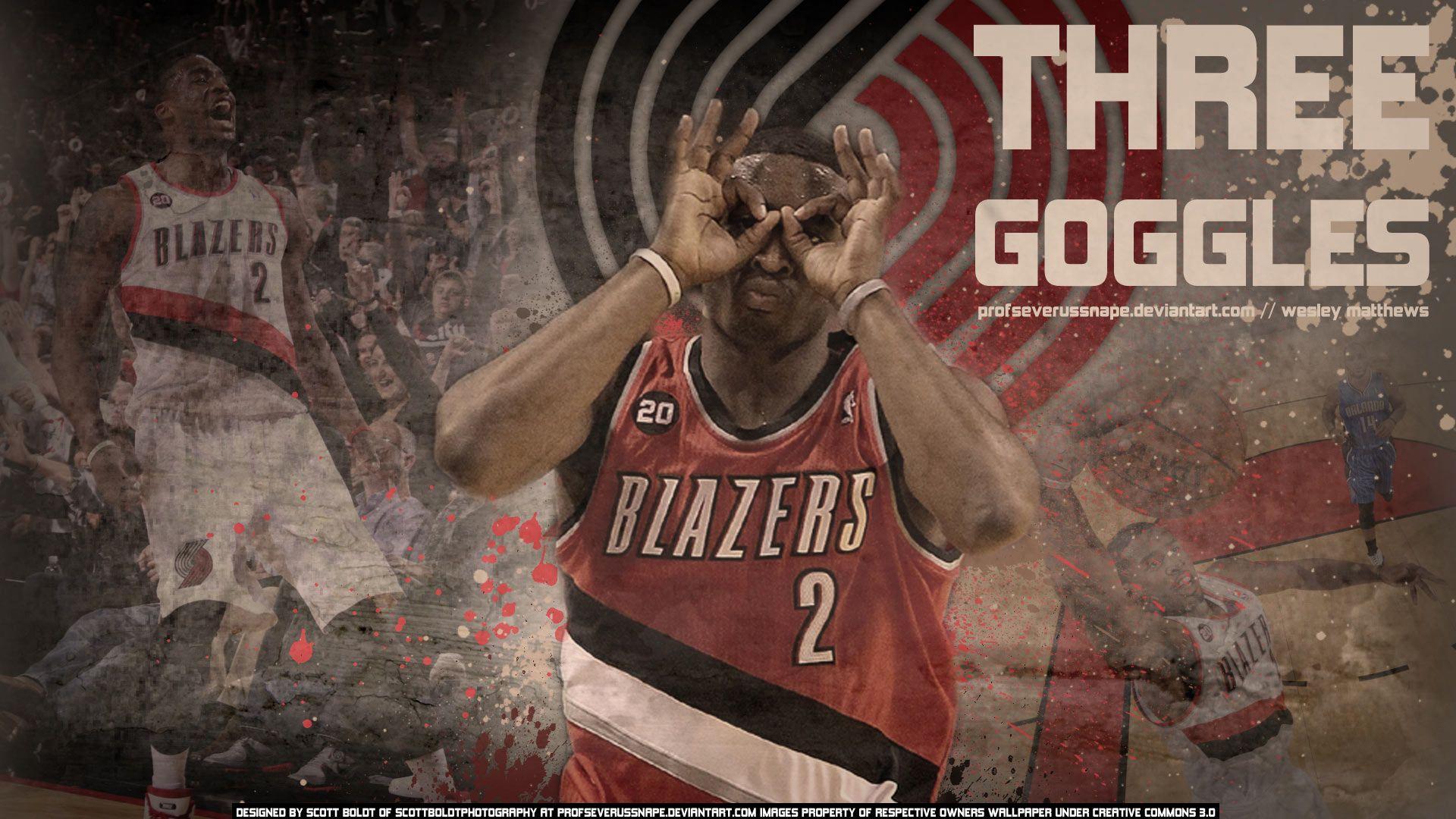 1920x1080 Wesley Matthews Trail Blazers Widescreen Wallpaper. Basketball Wallpaper at