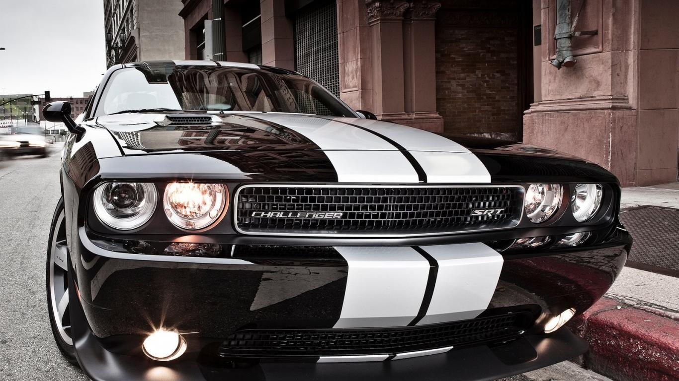 1366x768 Muscle Car Dodge Awesome Wallpaper 5044