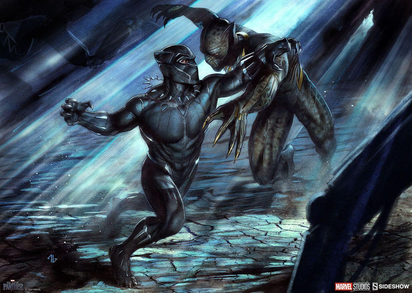 Black Panther vs Killmonger Wallpapers Top Free Black Panther vs