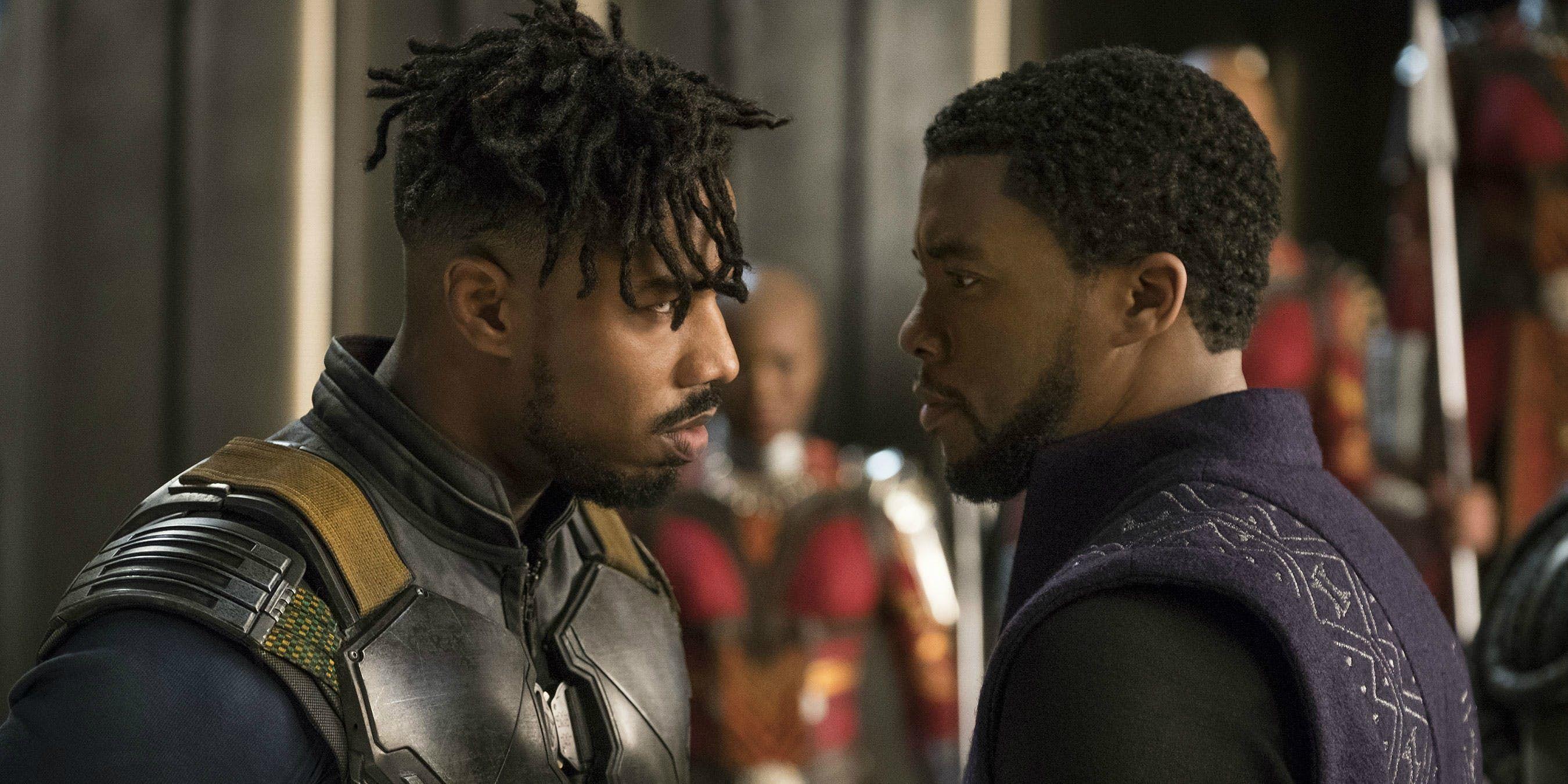 2700x1350 MCU: Valkyrie vs. Black Panther & Killmonger