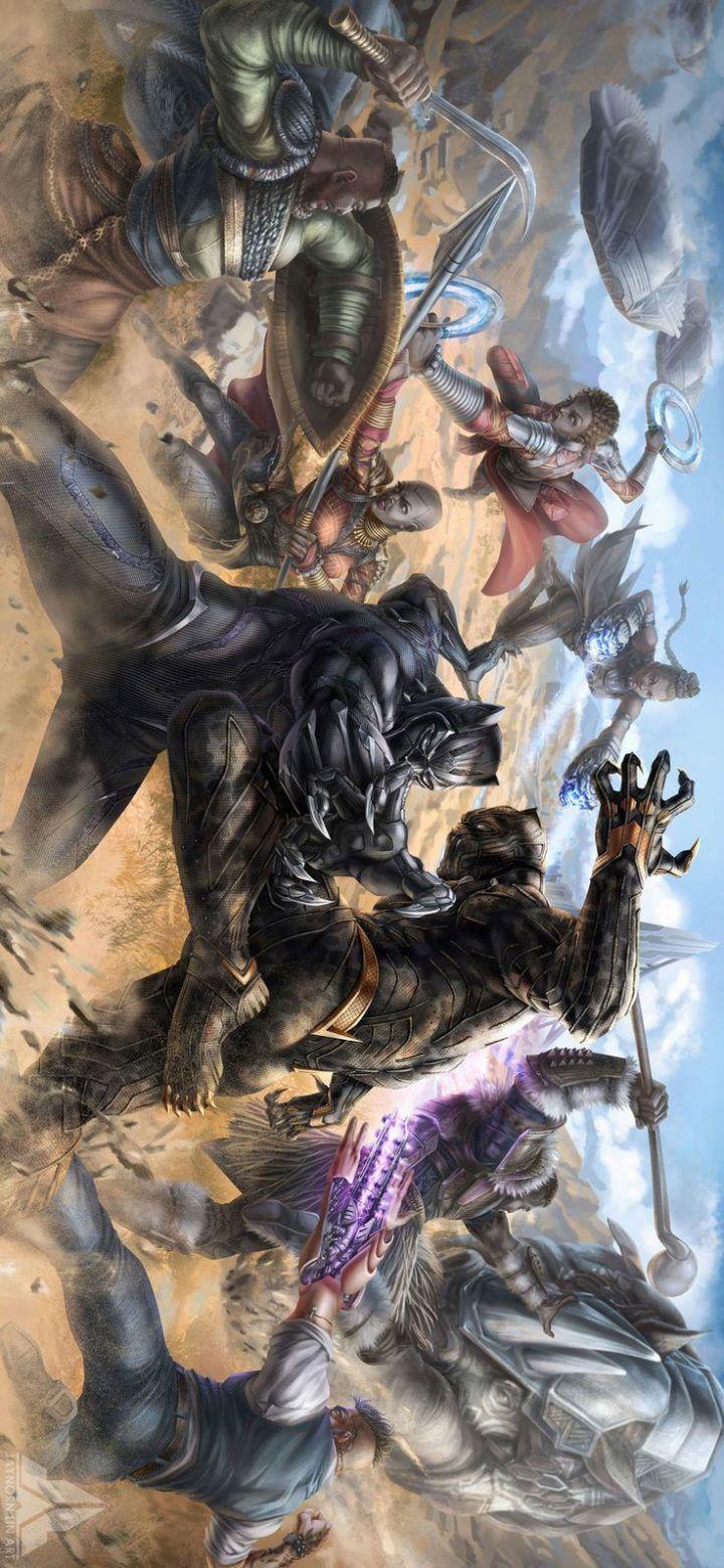 720x1559 Black Panther vs Killmonger